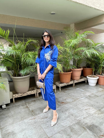 Electric Ivy Shirt / Co-ord Set - Puja Agarwal