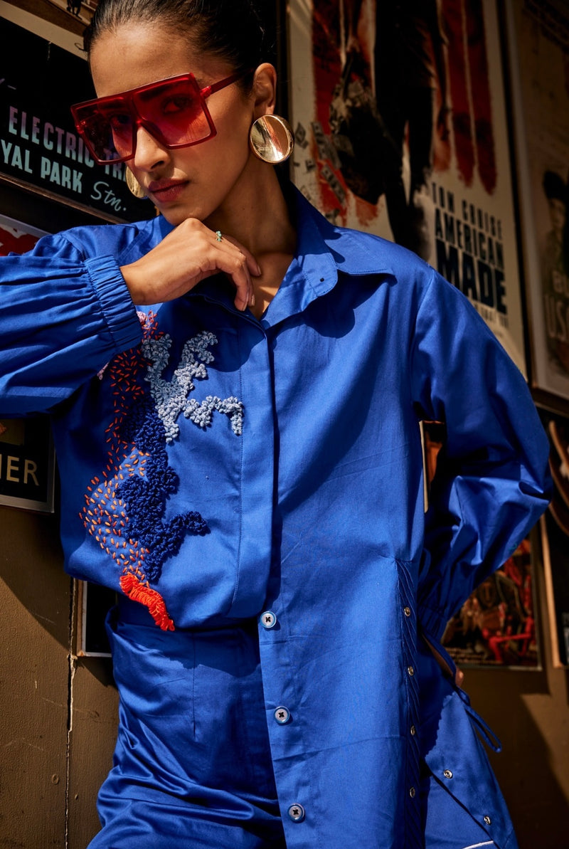Blue Blaze Shirt / Co-ord Set