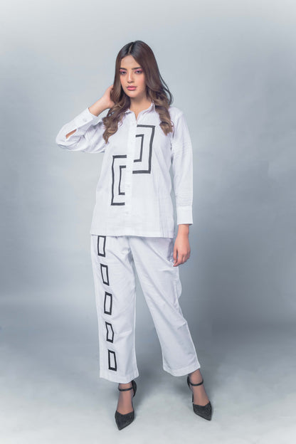 Black crack co-ord set