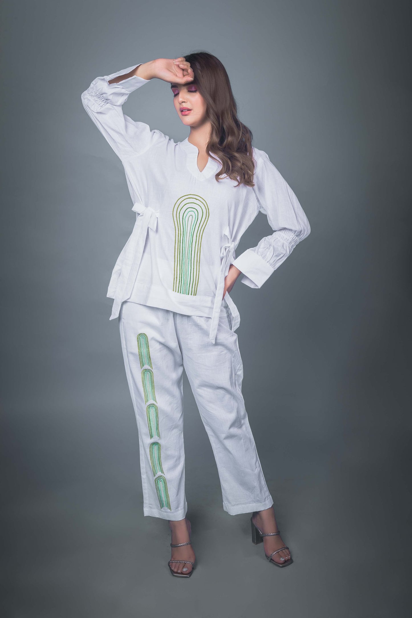 Eco green co-ord set