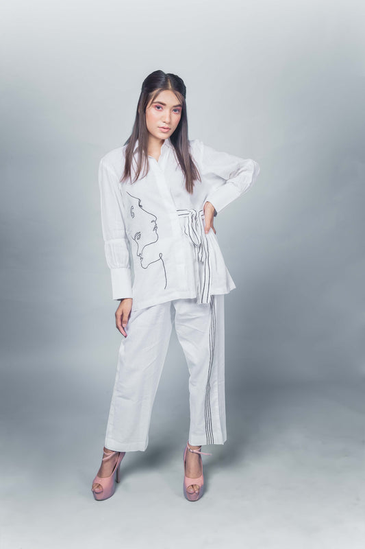 Abstract Belt co-ord set