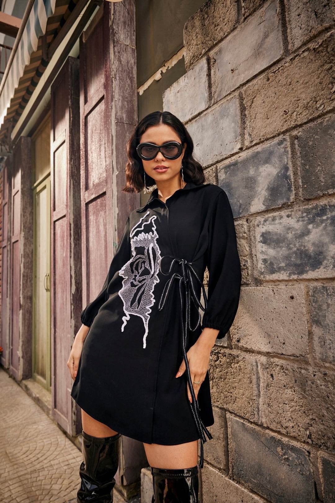 Midnight Shirt dress - Puja Agarwal