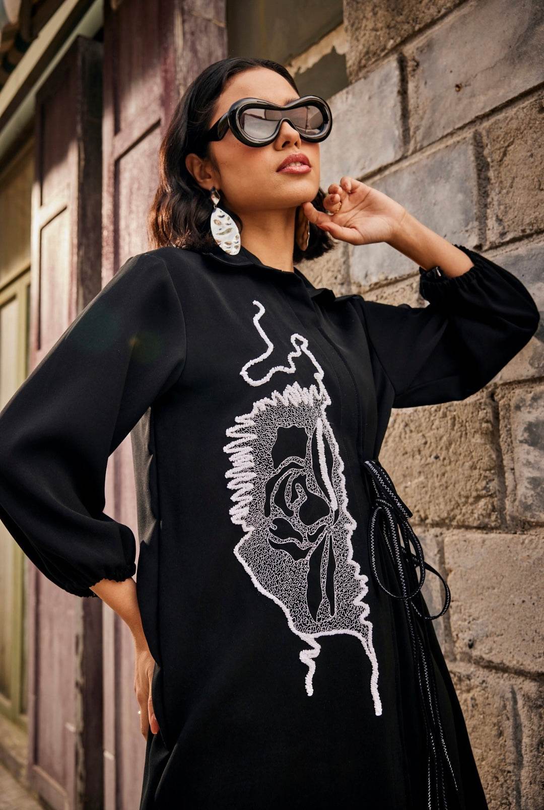 Midnight Shirt dress - Puja Agarwal