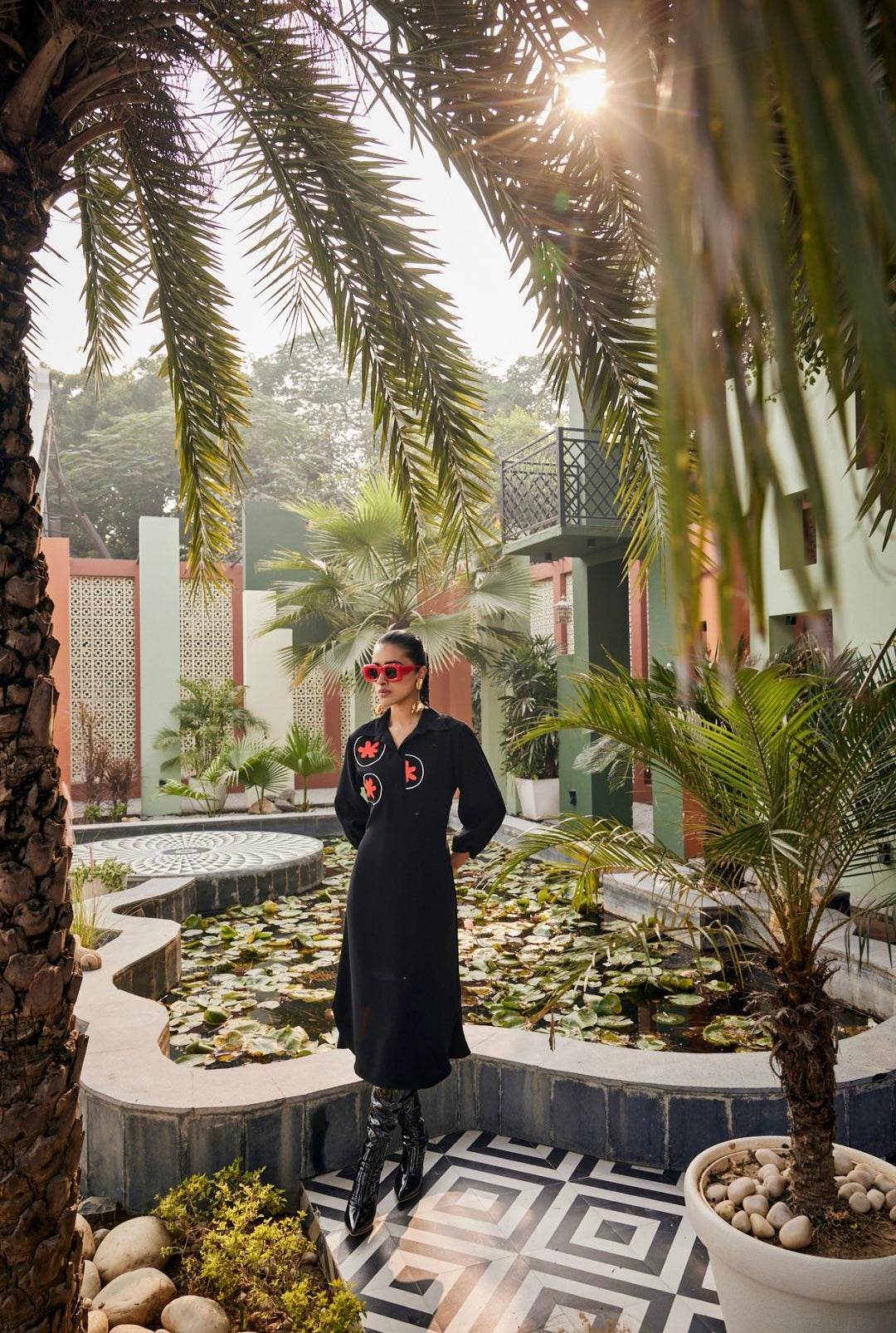 Radiant Noir Dress - Puja Agarwal