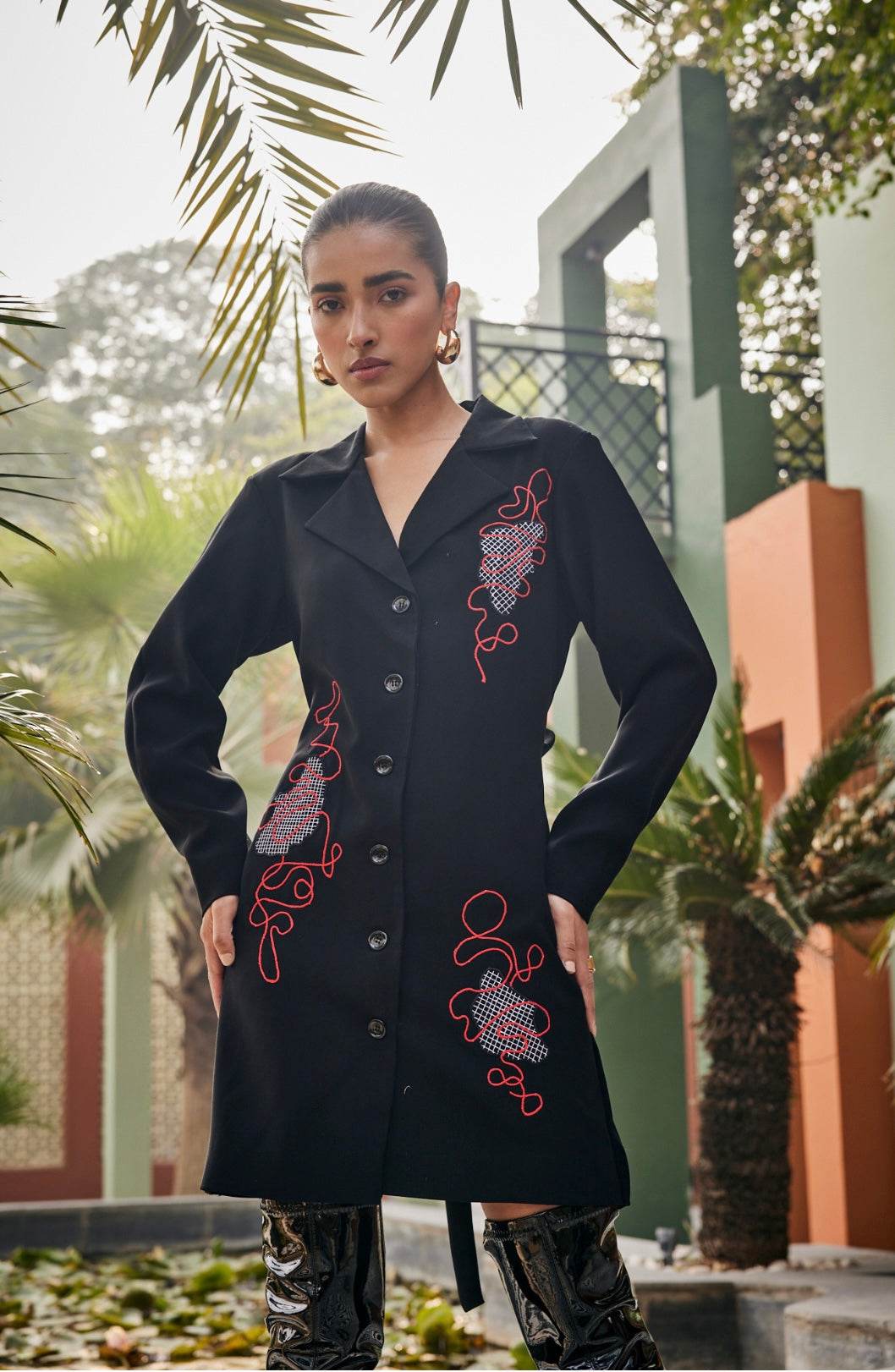 Red Orbit Shirt Dress – Celeb Pick - Puja Agarwal