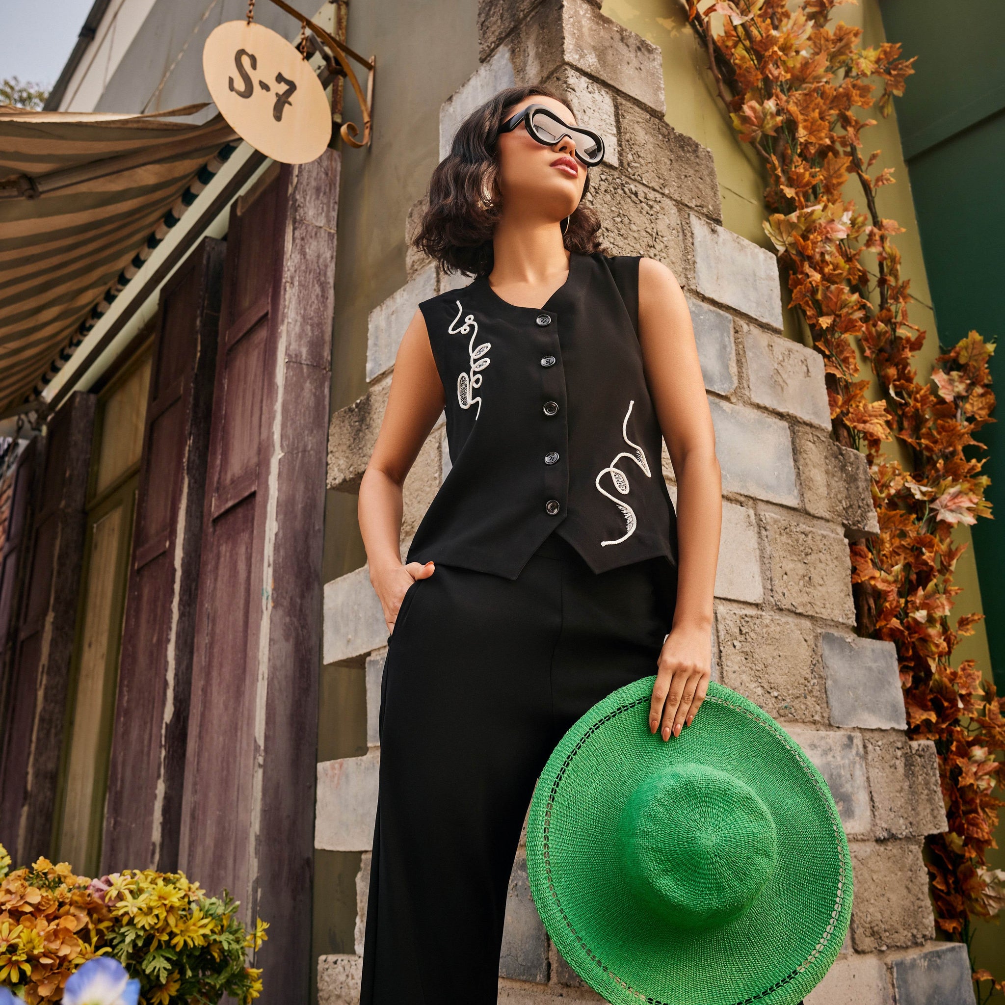 The Scribble Vest / Co-ord Set - Puja Agarwal