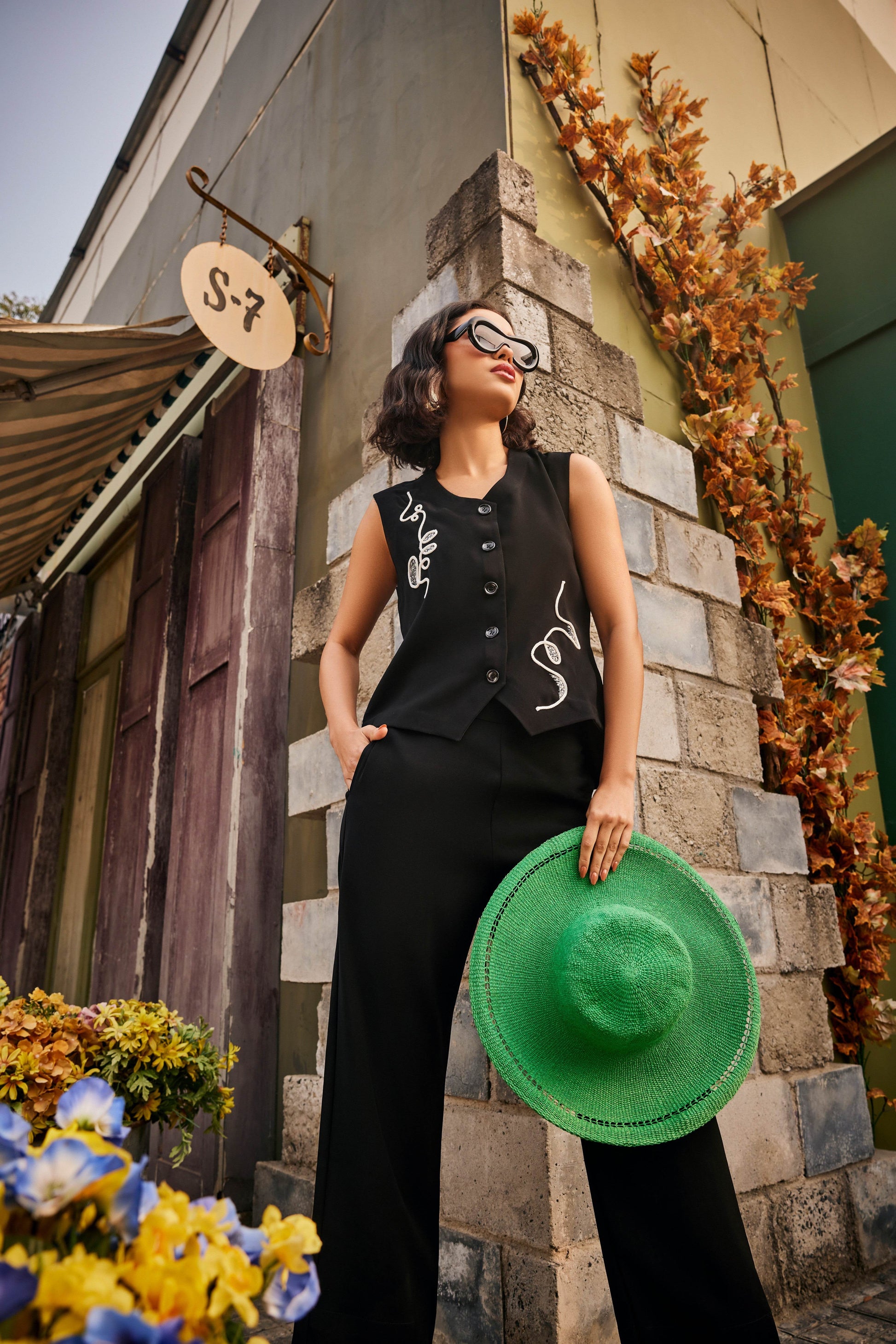 The Scribble Vest / Co-ord Set - Puja Agarwal