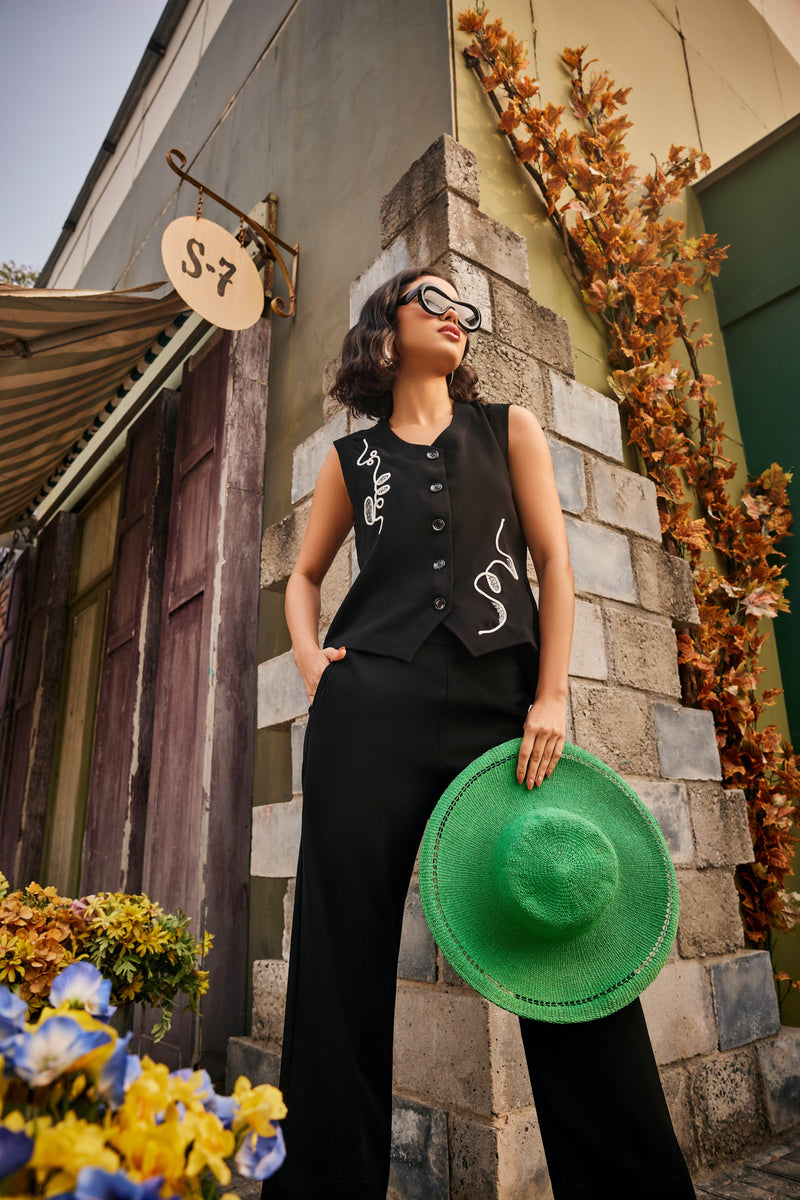 The Scribble Vest / Co-ord Set - Puja Agarwal