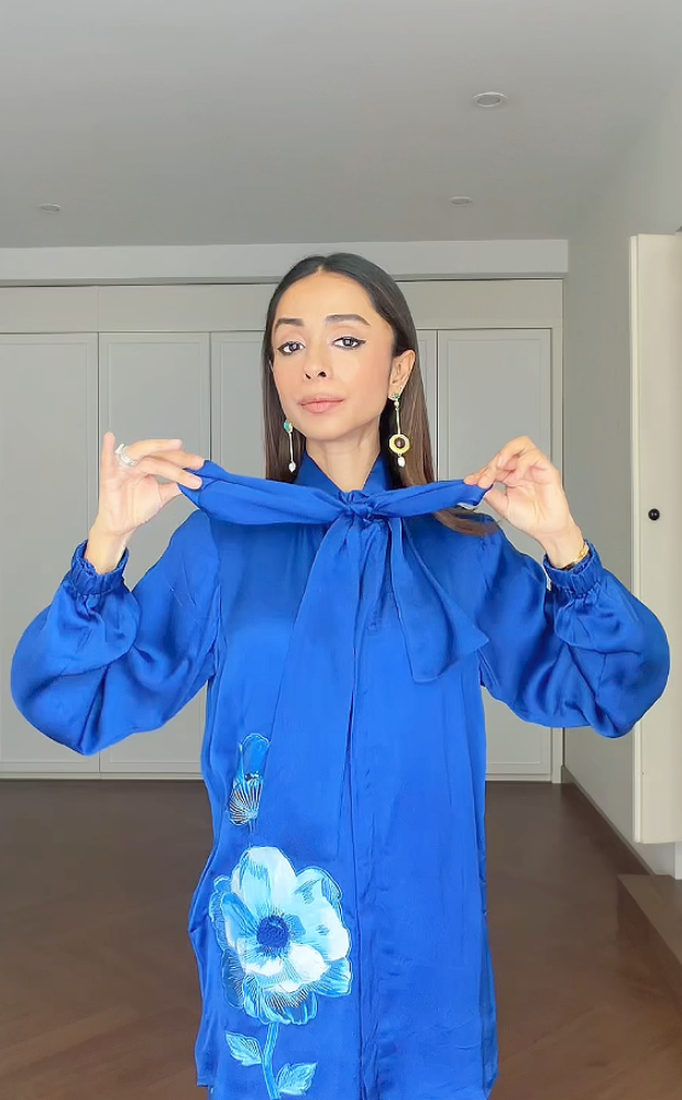 Blue Noir Flora Co-ord Set