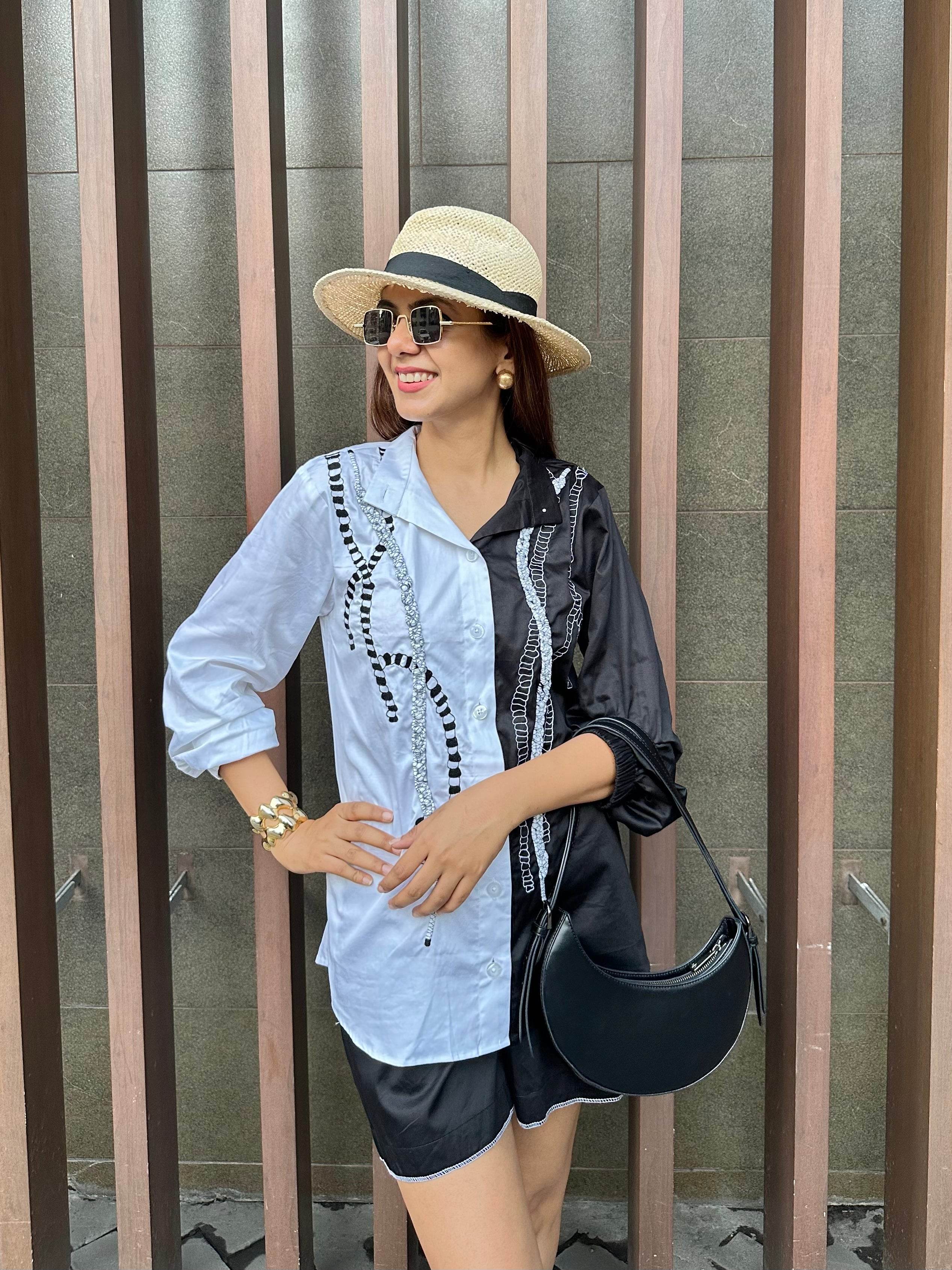 Split Persona Classic Shirt / Co-ord Set - Puja Agarwal