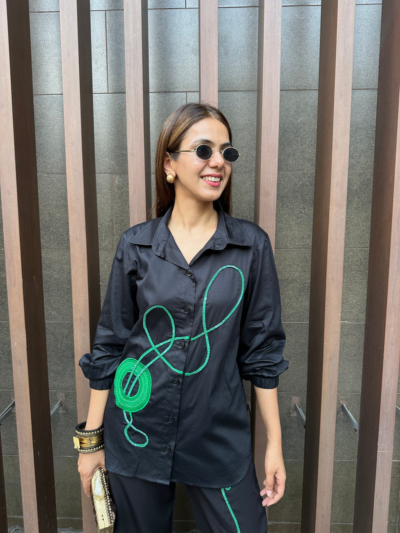 Neon Thread Theory Shirt - Co-ord Set