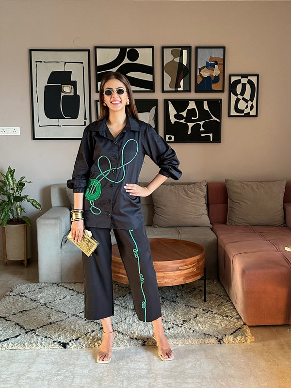 Neon Thread Theory Shirt - Co-ord Set